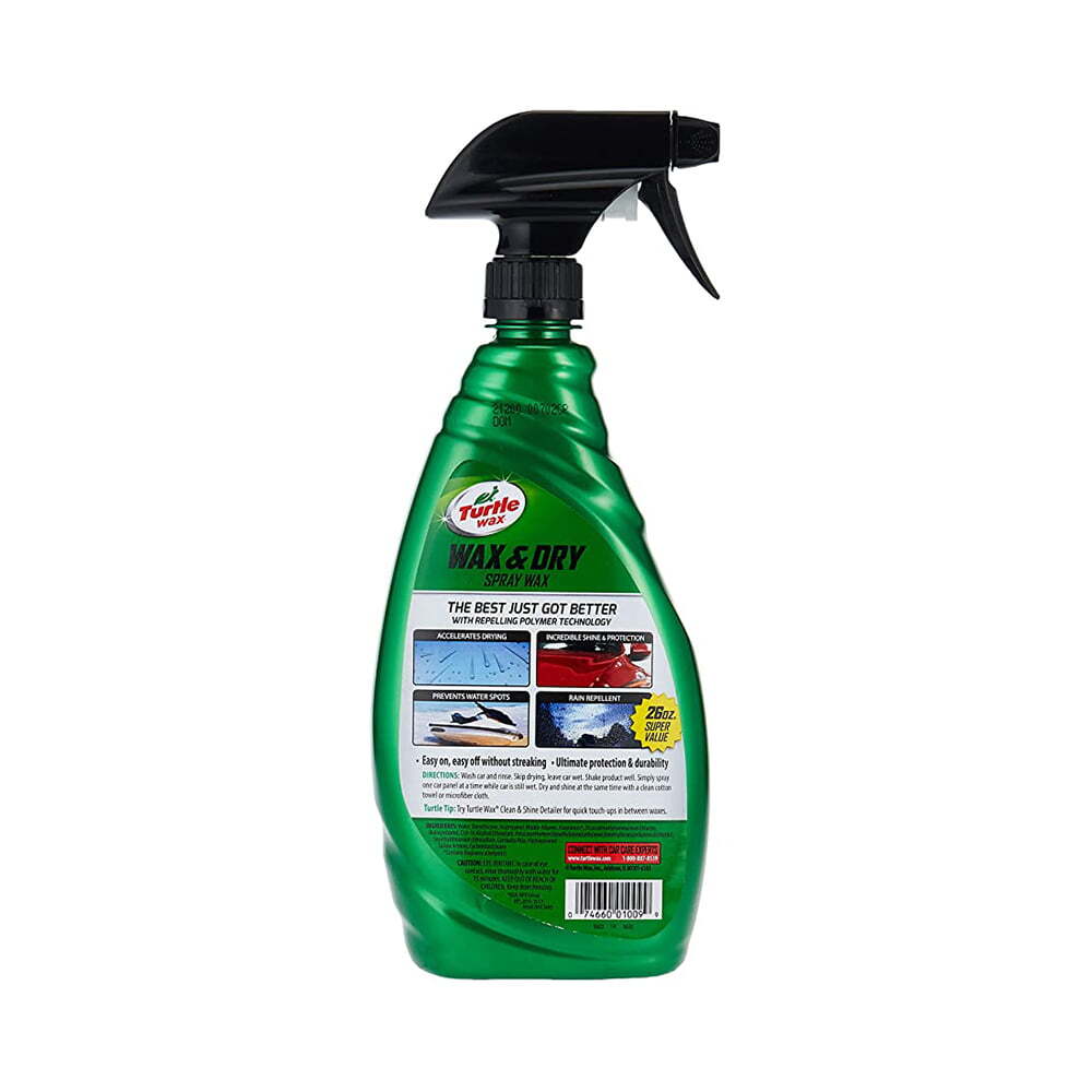 Turtle wax Quick and Easy, Wax and Dry, Spray Wax - Caronic Turtle wax Quick and Easy, Wax and Dry, Spray Wax - Caronic