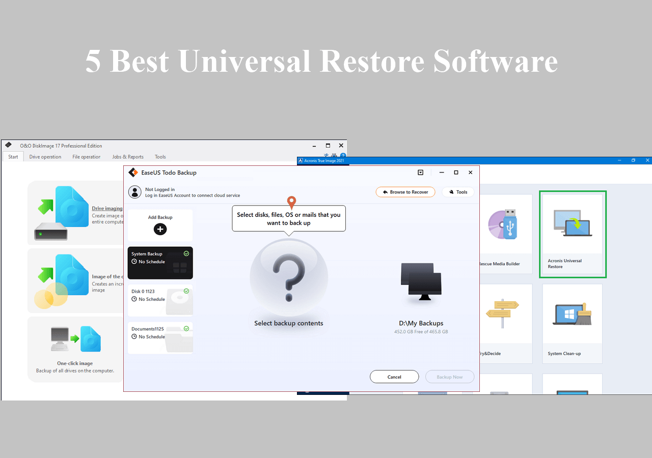 4 Best Universal Restore Software for Windows 11/10/8/7 [Updated 2025 ... 4 Best Universal Restore Software for Windows 11/10/8/7 [Updated 2025 ...